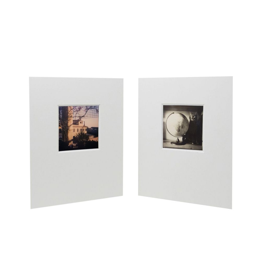 Passepartout per Polaroid 600/Sx-70 bianco 20x25cm