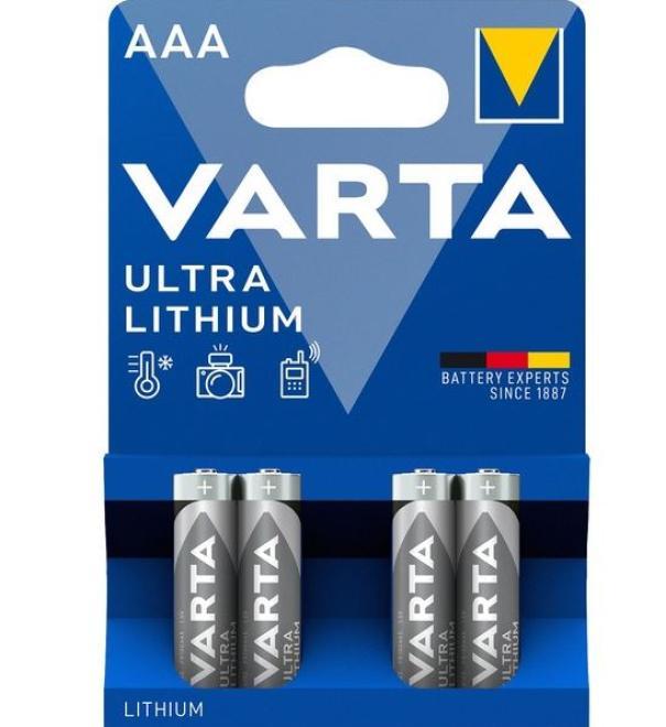 Batteria Lithium Professional AAA (Ministilo) x4