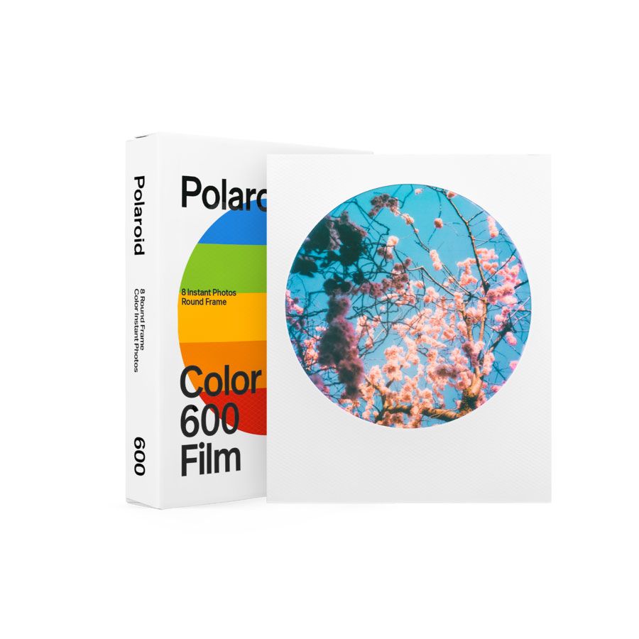 Polaroid Color 600 Film Round Frame