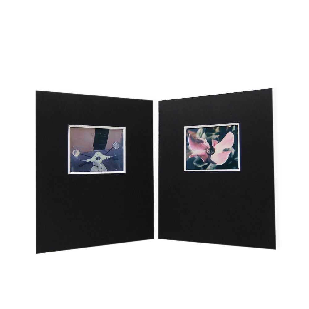 Passepartout per Polaroid Image/Spectra Nero 20x25 cm