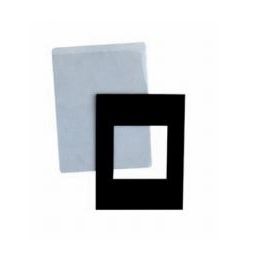 Espositore Diapositiva con passepartout nero 6x6 (25 pezzi)