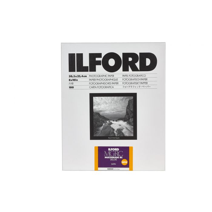 Ilford Multigrade Deluxe 25M 17.8x24.0cm 25 fogli satinata