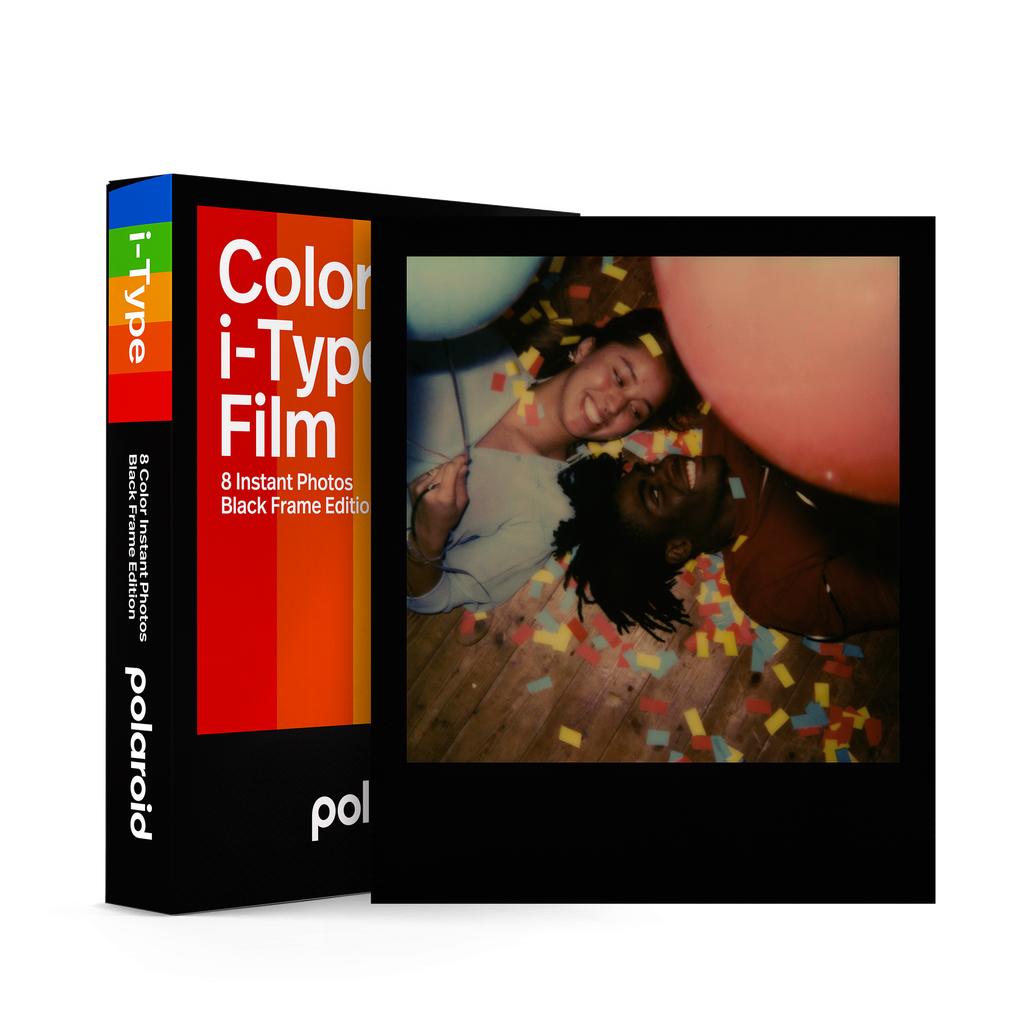 Polaroid Originals Color Film per I-Type (senza batteria) - Black Frame Edition
