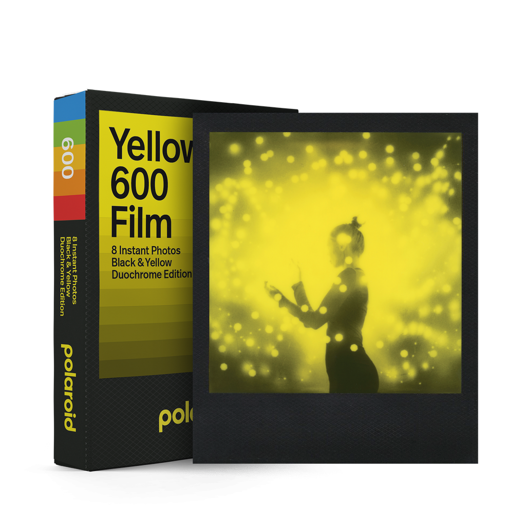 Polaroid Originals Duochrome Film per fotocamere Polaroid 600 - Black&amp;Yellow