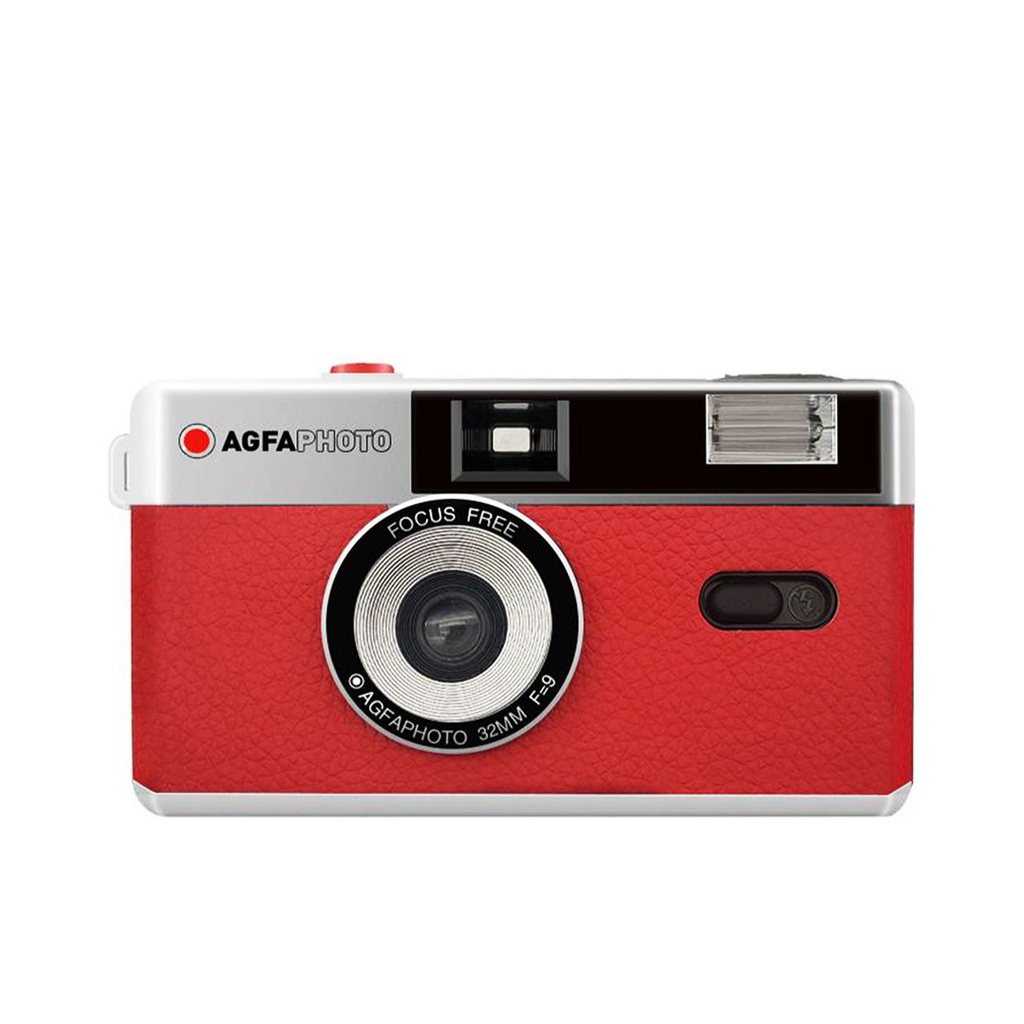 AgfaPhoto Reusable Photo Camera 35mm rossa