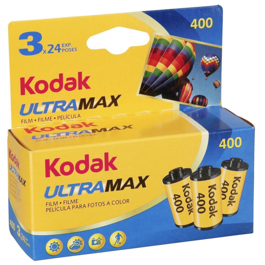 Kodak Ultramax 400 135-24 (pacco 3 pezzi)
