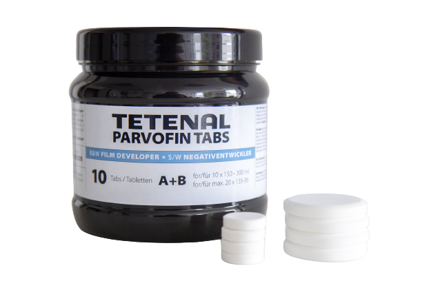 Tetenal PARVOFIN TABS sviluppo pellicola bn in pasticche - per 20 pellicole