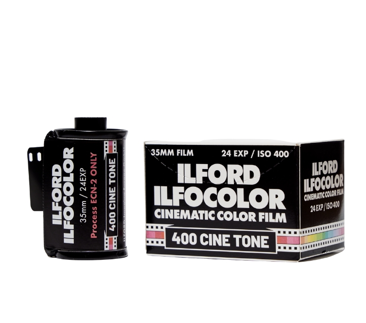 Ilford Ilfocolor 400 Cine Tone Pellicola a colori 35mm 24 pose ECN-2