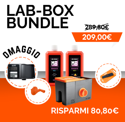 LAB-BOX con modulo 135 + Monobagno A+B + Film Retriever + LAB-BOX con modulo 135 + Monobagno A+B + Film Retriever +