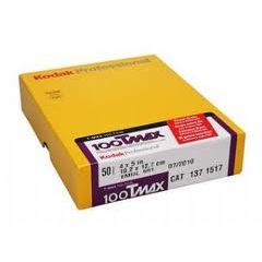 [1371517] Kodak T-MAX 100 10.2x12.7cm (4x5&quot;) - 50 fogli