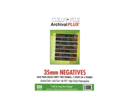 [CF14BP] Clearfile negative sleeves, 35mm, PP, 7 strips of 6 frames 100 sheets