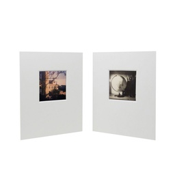 [PP_1] Passepartout per Polaroid 600/Sx-70 bianco 20x25cm