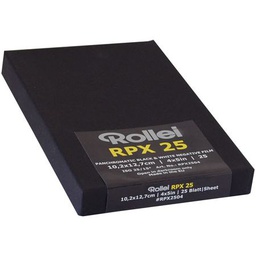 [RPX2504] Rollei RPX 25 4x5'' New- 25 fogli