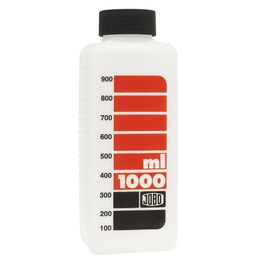 [14080] Jobo Wide Neck bottiglia bianca 1000ml