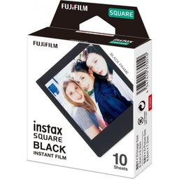[INSQFILMBLACK] Fuji Instax Square film Black Frame (10 scatti) 