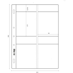 [MULTIFOTOPOLA600] Busta ad anelli multiformato per Polaroid 600/SX70/Type 100, Fuji FP-100 (25 fogli)