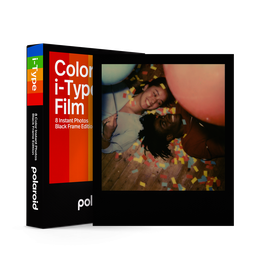 [004668_2] Polaroid Originals Color Film per I-Type (senza batteria) - Black Frame Edition